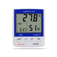 UYIGAO CTH-608 Intérieur LCD Thermomètre-hygromètre numérique haute température 14 ° F-140 ° F Humidité 10% HR-99% HR Th