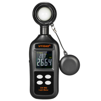 UYIGAO UA962 luxmètre numérique illuminomètre portable luminomètre photomètre luxmètre lumière 0-200000 Lux avec mode de