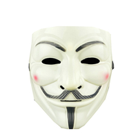 V pour Vendetta Guy masque résine anonyme Guy Fawkes Halloween masque Halloween fête Cosplay Hacker masque