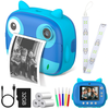 V17 Blue Owl Kids Camera Instant Print Camera for Boy