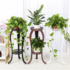 Vase de jardinière de jardinière en métal dintérieur de jardin dintérieur chic de support de fleur
