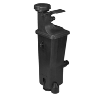 Vase dexpansion de trop-plein de réservoir de liquide de refroidissement de radiateur avec chapeau
