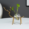 Vase hydroponique de bureau décoration de pot de fleurs bureau frais petit réservoir de poisson bureau bureau salon créa