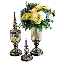 Vase De Fleur En Verre Européen Titulaire De Fleurs De Mariage Bureau À Domicile Décorations