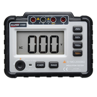 VC60B+ Numérique Megger MegOhm Meter 250/500 / 1000V DC de résistance disolement