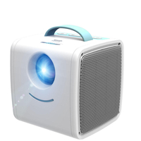 VEIDADZ Q2 Mini Portable LCD Projecteur 30 Lumens 1080P Projecteur d’éducation des enfants LED Cinéma maison Beamer Mini