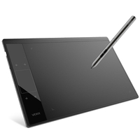 VEIKK A30 Tablette de dessin graphique de zone de travail 10x6 pouces avec 8192 niveaux stylo sans batterie 4 touches ta