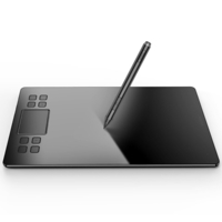 VEIKK A50 Tablette de dessin graphique pour zone de travail 10x6 pouces avec 8 touches de raccourci et pavé tactile gest