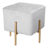Velours cubique tabouret tissu chaussure banc siège tabouret moderne chaise poufs canapé repose-pieds maison porte magas