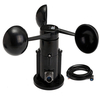 Vent capteur de vitesse anémomètre trois tasses en aluminium tension de sortie 0-5V