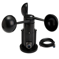 Vent capteur de vitesse anémomètre trois tasses en aluminium tension de sortie 0-5V