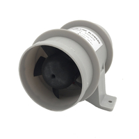 Ventilateur dair de bateau en ligne 12V 3 "Marine cale / moteur / ventilation doffice 5-ventilateur 145CFM sil
