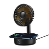 Ventilateur de bureau Baseus BS-W513 Support de ventilateur portable à secousses 10W chargeur sans fil ventilateur de re