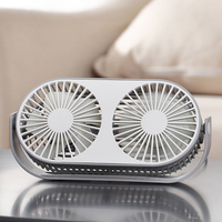 Ventilateur de bureau de Table à Double tête USB 5V 3 Modes refroidisseur dair éolien 360 ° ventilateur électrique