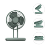 Ventilateur de bureau pliant 3 vitesses USB rechargeable 3 pales Ventilateur de circulation dair Camping Voyage