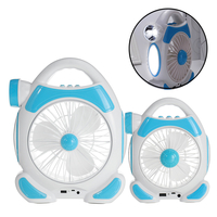 Ventilateur de charge USB multifonction sans fil 2-en-1 avec durgence LED accessoires de camping de voyage en plein