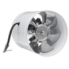 Ventilateur de conduit en ligne 40W 6 pouces Booster Ventilateur déchappement de 150 mm Ventilateur de ventilation