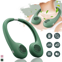 Ventilateur de cou de refroidissement à air USB Rechargeable sans lame ventilateur de cou suspendu 360 ° réglable 2 Mode