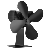 Ventilateur de cuisinière Eco à 4 pales pour chauffage de cheminée