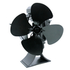 Ventilateur de poêle à bois à 4 lames alimenté par la chaleur,  poêle à bois,  cheminée,  ventilateur écologique,  sans élec
