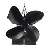 Ventilateur de poêle à bois à 4 lames ventilateur écologique de cheminée de brûleur à bûches en bois