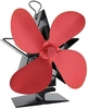 Ventilateur de poêle à chaleur à 5 pales pour foyer IPRee® Poêle à bois à bûches komin Ventilateur silencieux et écologi