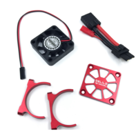 Ventilateur de refroidissement de moteur en métal 4X4cm pour modèles de véhicules de voiture GT4 Hobby KM2 TH2 RC