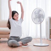 Ventilateur de sol sur pied Viomi à 5 pales 220V 120 ° grand Angle 3 vitesses du vent refroidisseur dair de refroid