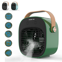 Ventilateur de table dété rechargeable portatif dhumidification de ventilateur de refroidissement à 3 vitesses