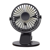 Ventilateur de voiture de bureau dagrafe rechargeable du bureau 360 de mini poussette de fan