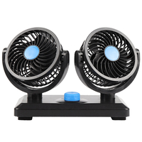 Ventilateur de voiture portable 12V Double / Single Head Cooling Cooler Fan pour Car Van Caravans