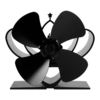 Ventilateur Eco à 4 lames de ventilateur de cheminée
