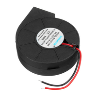 Ventilateur en plastique noir de ventilateur de refroidisseur de ventilateur dextracteur sans brosse de ventilateur