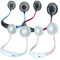 Ventilateur personnel à LED mains libres Min ventilateur Aromatherapy Portable Li-ion Batterie Ventilateur rechargeable