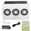 Ventilateur solaire déchappement de voiture 4500rpm 3 ventilateurs puissants USB / voiture / charge solaire