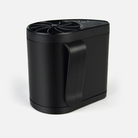 Ventilateur suspendu à la taille mains libres USB,  ventilateur de refroidisseur de climatiseur extérieur