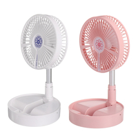 Ventilateur USB électrique 4 vitesses Ventilateur de bureau pliable Ventilateur de table rechargeable Ventilateur de sol