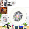 Ventilateur USB multifonction pour éclairage de camping portable intégré Batteries Mini ventilateur rechargeable ABS écl