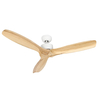 Ventilateurs de plafond en bois 110V 52 pouces télécommande moderne maison salon ventilateurs décor