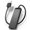 Ventilation 4-en-1 USB2.0 Hub 4 ports USB2.0 Station daccueil haute vitesse 480 Mbps Adaptateur de transmission de
