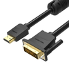 Ventilation Câble HDMI vers DVI 1m 2m 3m 5m DVI-D 24 + 1 Pin Support 1080P Câble HDMI 3D haute vitesse Câble vidéo pour