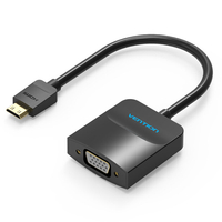 Vention AGABB Mini HD vers VGA Converter 1080P Câble convertisseur vidéo avec interface audio et alimentation
