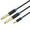 Vention BACBD 3.5mm To Double 6.5mm Audio Line Console de son Ordinateur 1 Tournez vers 2 amplificateur de câble