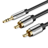 VENTION BCF 3, 5 mm stéréo vers 2RCA Câble audio Câble de haut-parleur pour ordinateur PC DVD TV Téléphone Tablette
