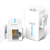 Vention CAT6 RJ45 UTP eystone Jack Coupler Extension de câble réseau 22 à 26 AWG Connecteur d