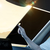Ventouse automatique de fenêtre avant de pare-soleil de voiture en métal