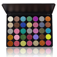 VERONNI 35 Couleurs Glitter Œil Shadow Palette Yeux Cosmétiques Maquillage Paillettes Poudre Partie