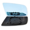 Verre de miroir latéral chauffant de voiture bleue latérale droite pour BMW 5 E60 E63 2004-2008