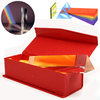 Verre optique 6 pouces Triple Prisme triangulaire dans la physique des boîtes Enseigner le spectre lumineux