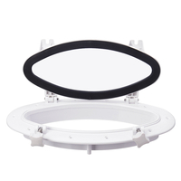 Verre trempé ovale de yacht de marin de bateau de rechange de trou de hublot de fenêtre ouverte